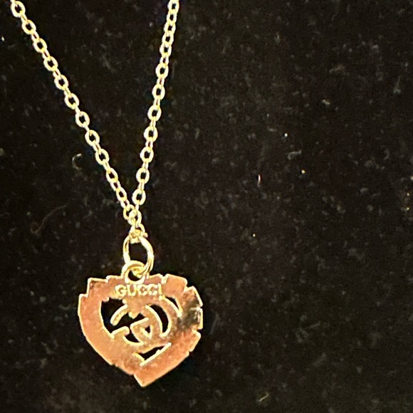 Gucci lime green GG CZ authentic necklace. - Picture 5 of 7